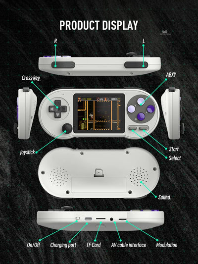 DigGizMox® DATA FROG SF2000: 6000 Games of Retro Fun in Your Hands