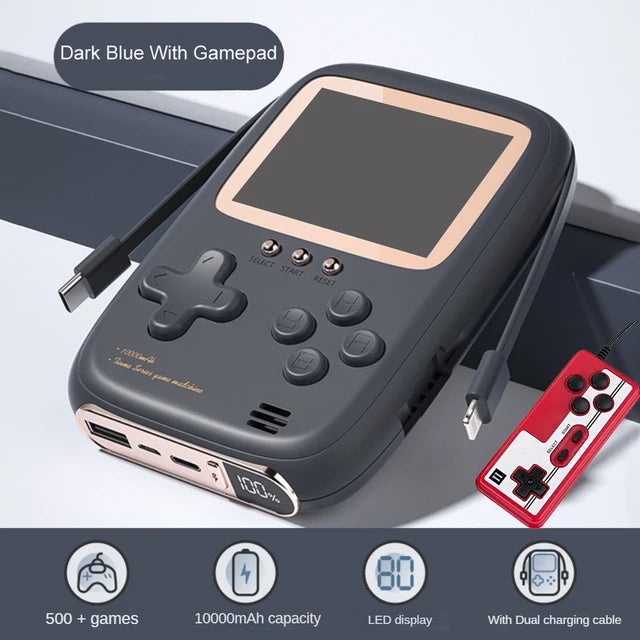 DigGizMox® 2-in-1: Retro Gaming + Power on the Go