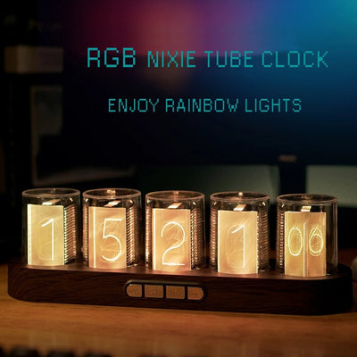 DigGizMox® Nixie Tube Clock: Retro Glow for Your Desk