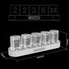 DigGizMox® Nixie Tube Clock: Retro Glow for Your Desk