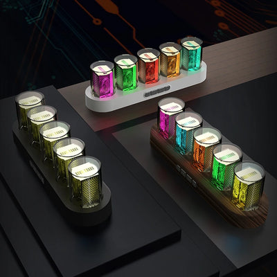 DigGizMox® Nixie Tube Clock: Retro Glow for Your Desk