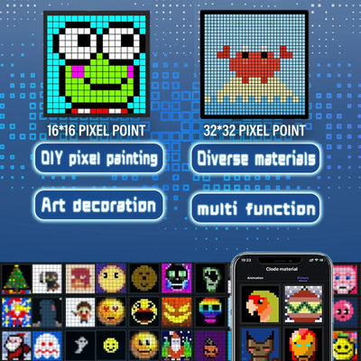 DigGizMox® Pixel Art Frame: Create & Display Cool Animations!