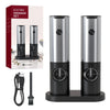 DigGizMox® USB Rechargeable Electric Salt Pepper Grinder