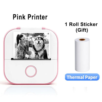 DigGizMox® T02 Mini Sticker Printer: Print Anywhere, Anytime!